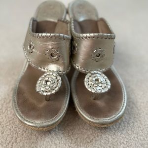 Jack Rogers Wedge Heels Size 8